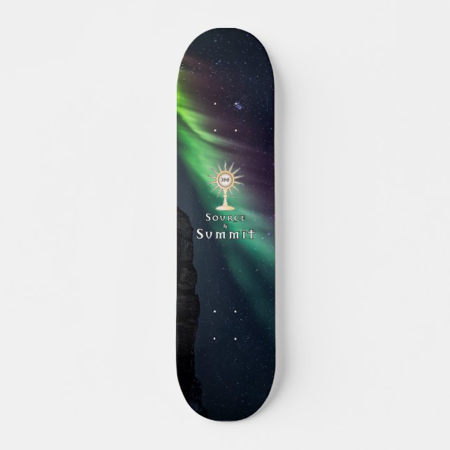 Source & Summit Monstrance Skateboard (Front)