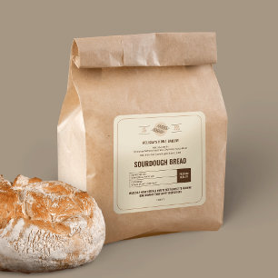 Sourdough Bread Bakery Modern Cottage Law Label