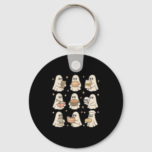 Sourdough Bread Halloween Cute Ghost Homemaker Bak Key Ring
