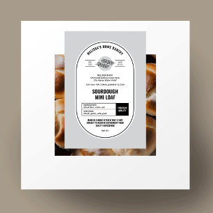 Sourdough Bread Minimalist Bakery Cottage Law Food Label