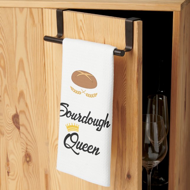 Sourdough Queen Kitchen Towel (Thirds Fold)