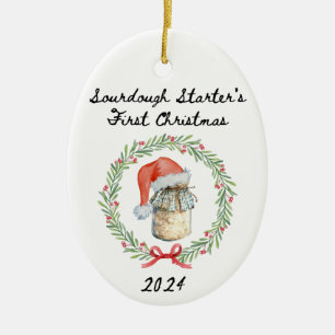 Sourdough Starter 2024 Ornament
