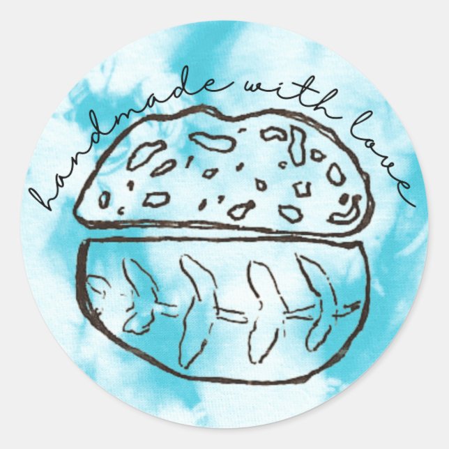 Sourdough tie-dye sticker (Front)