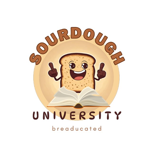 Sourdough University Breaducated Tea Towel (Creator Uploaded)