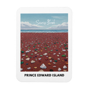 Souris Beach Seaglass Magnet