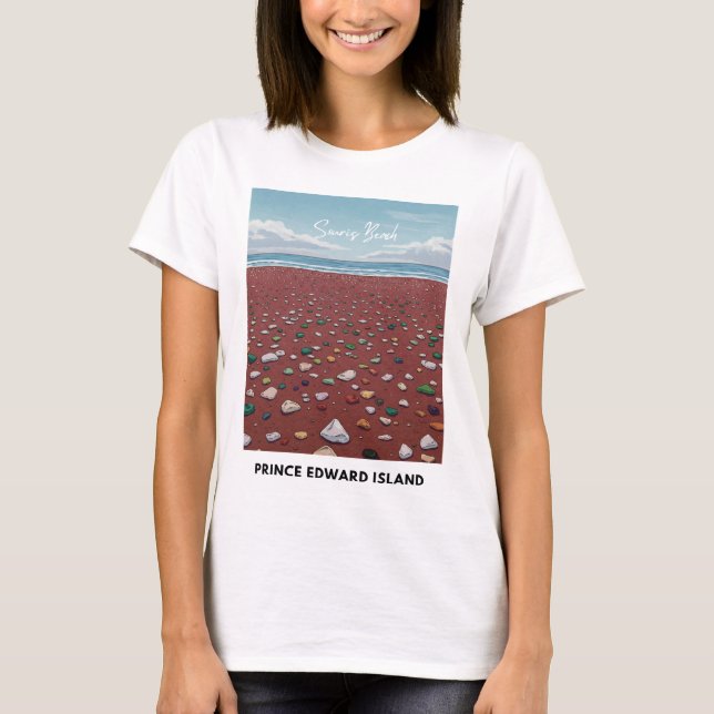 Souris Beach Seaglass T-Shirt (Front)
