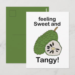 Soursop Fruits Feeling Sweet And Tangy Postcard