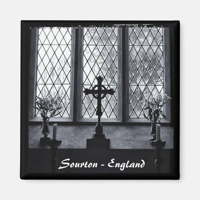 Sourton Village Church, England (Fridge Magnet) Magnet (Front)