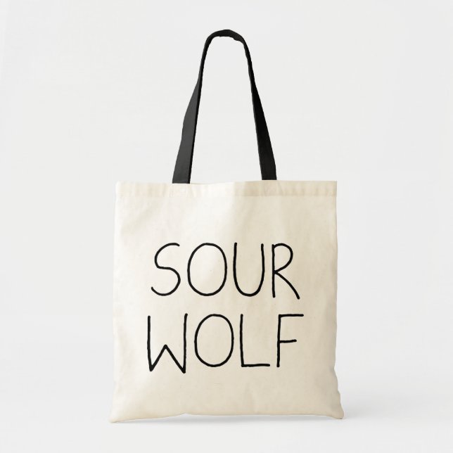 SOURWOLF (Customisable Colour) Tote Bag (Front)