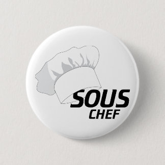 Sous Chef 6 Cm Round Badge