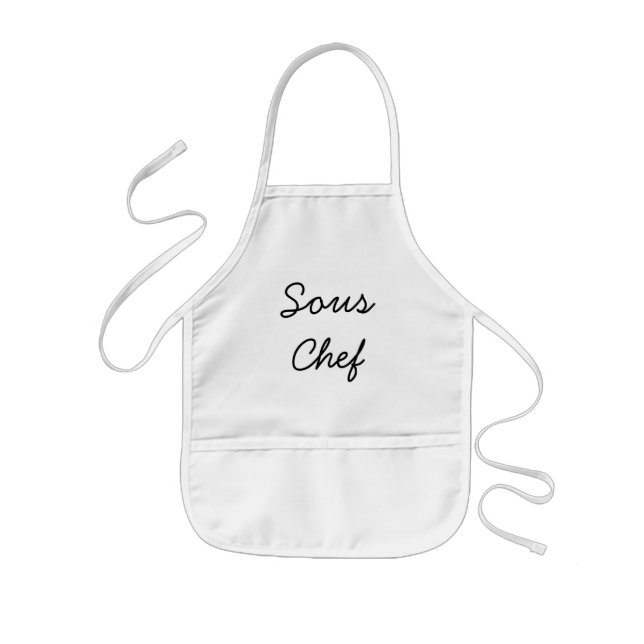 Sous chef apron for children (Front)