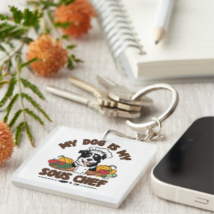 Sous Chef Pup Key Ring