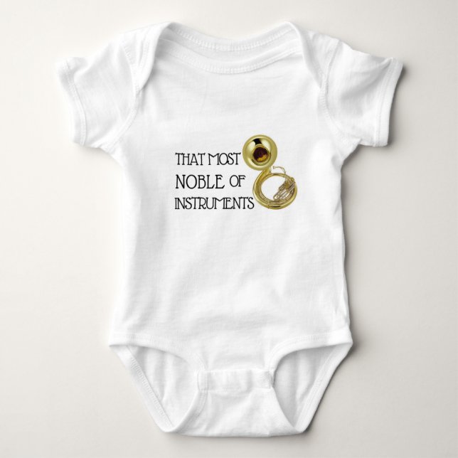 Sousaphone Baby Bodysuit (Front)