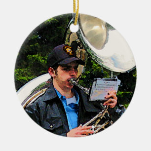 Sousaphone Ceramic Tree Decoration