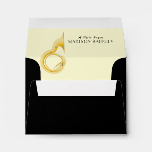 Sousaphone Marching Band Music Teacher Musician Envelope