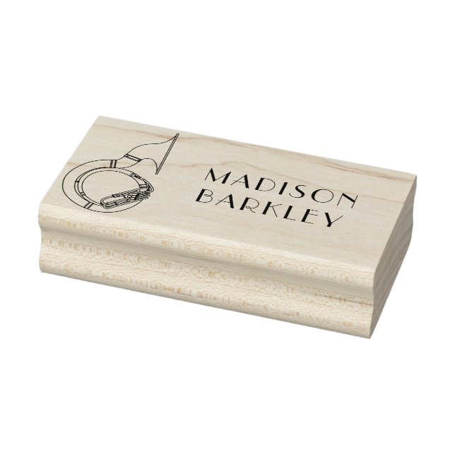 Sousaphone Marching Band Music Teacher Musician Rubber Stamp (Stamp)