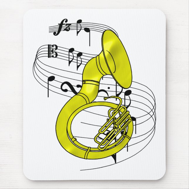 Sousaphone Mouse Mat (Front)