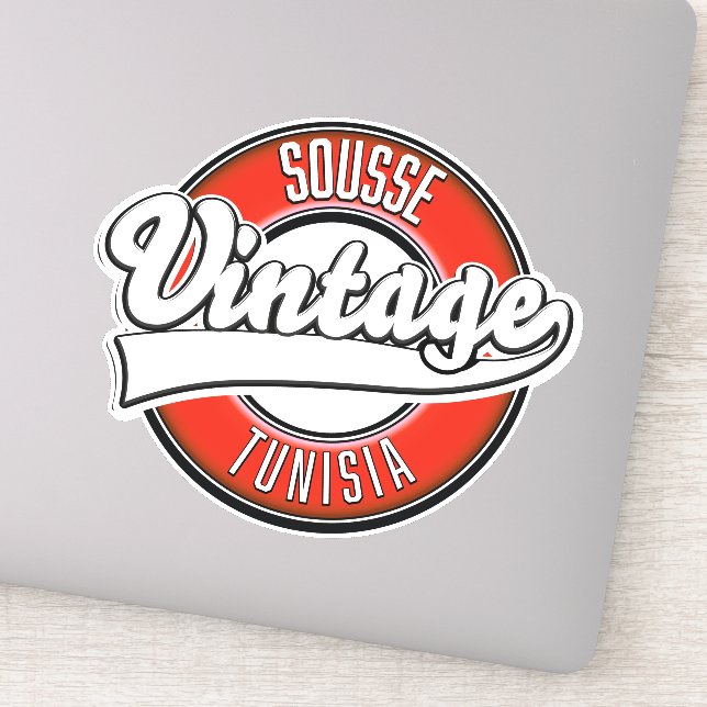 Sousse tunisia vintage style logo (Detail)