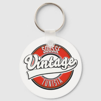 Sousse tunisia vintage style logo key ring