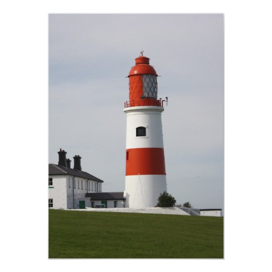 Souter Lighthouse England Invitation