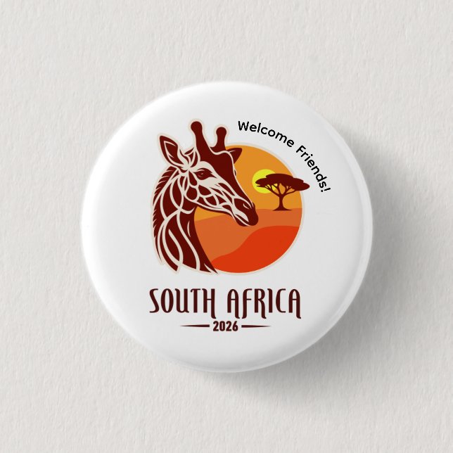 South Africa 2026 International Convention Pin (Front)