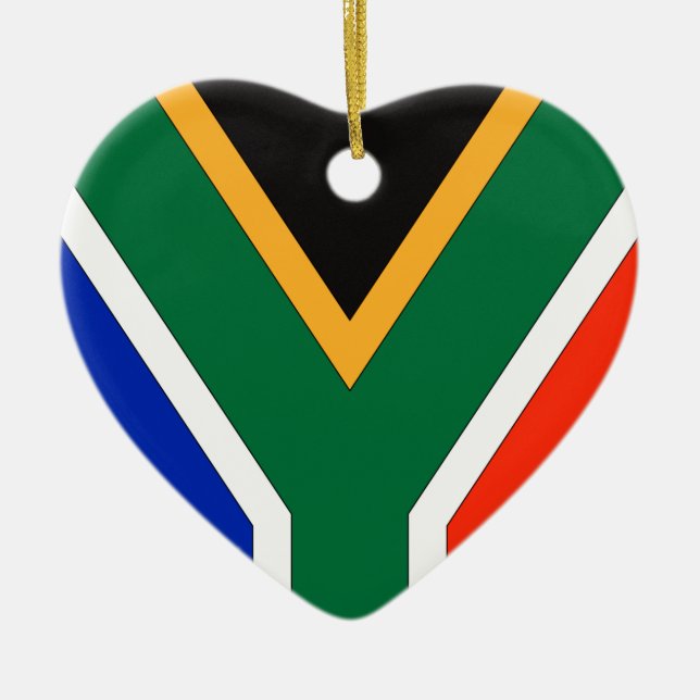 South Africa(2) Ceramic Tree Decoration (Front)