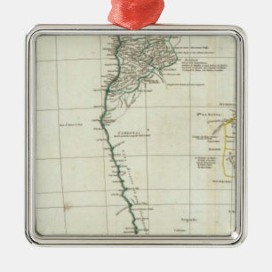 South Africa 3 Metal Tree Decoration