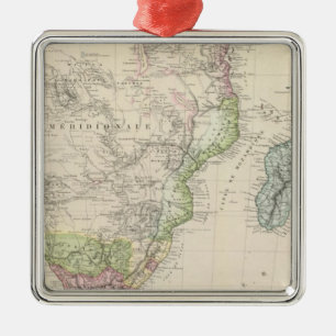 South Africa 4 Metal Tree Decoration