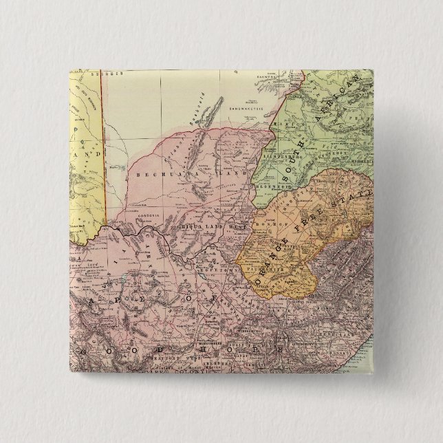 South Africa 5 15 Cm Square Badge (Front)