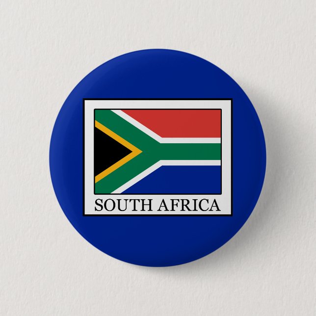 South Africa 6 Cm Round Badge (Front)