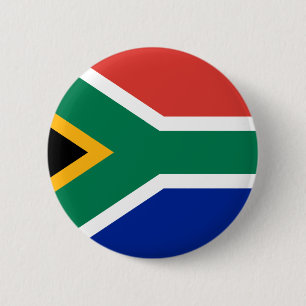 South Africa 6 Cm Round Badge