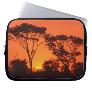South Africa.  African sunset. Laptop Sleeve