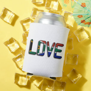 South Africa Beautiful Love Amazing Text Quote Art Can Cooler