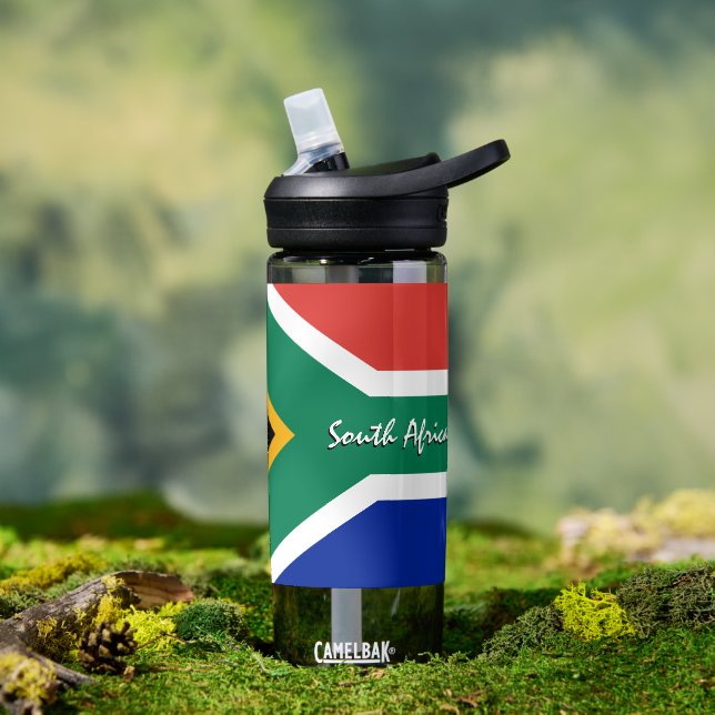South Africa bottle, patriotic South African Flag Water Bottle (Outdoor)
