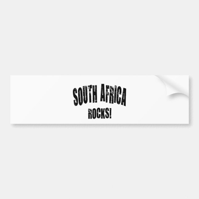 SOUTH AFRICA BUMPER STICKER (Front)