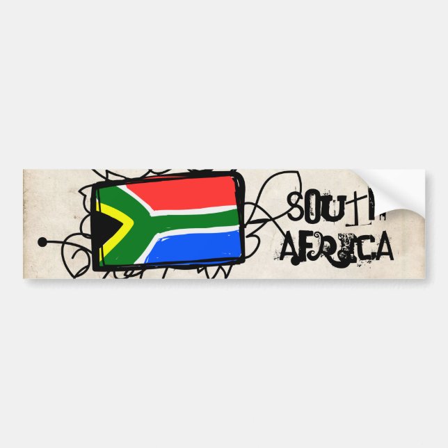 South Africa Bumper Sticker (Front)