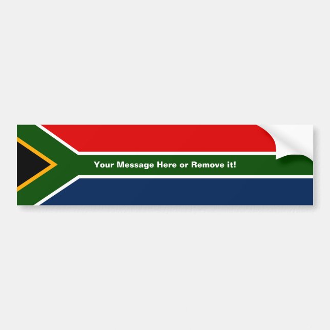 South Africa Bumper Sticker (Front)