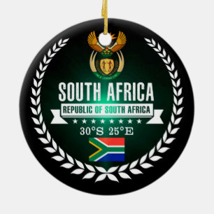 South Africa Ceramic Tree Decoration