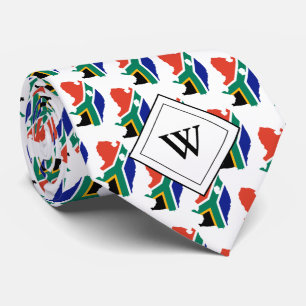 SOUTH AFRICA Christian Scripture J3:16 Monogram Tie