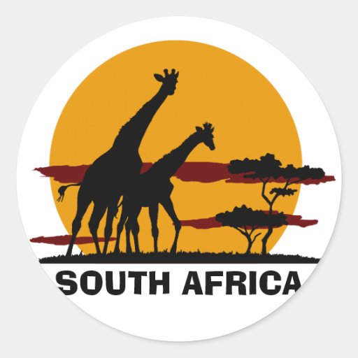 Image of South Africa Classic Round Sticker