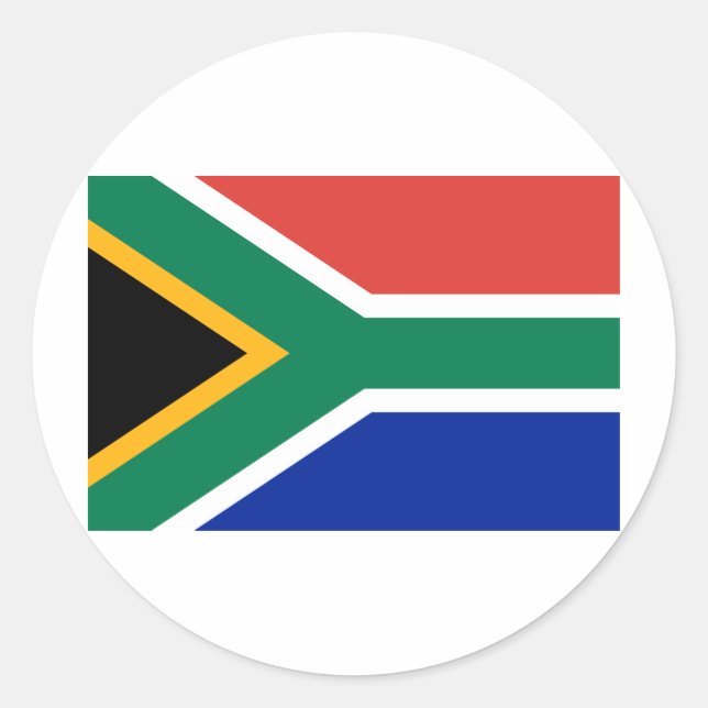 South Africa Classic Round Sticker (Front)