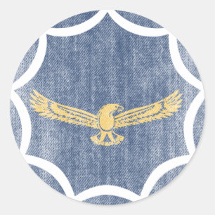 SOUTH AFRICA CLASSIC ROUND STICKER