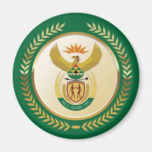 South Africa Coat of Arms Magnet