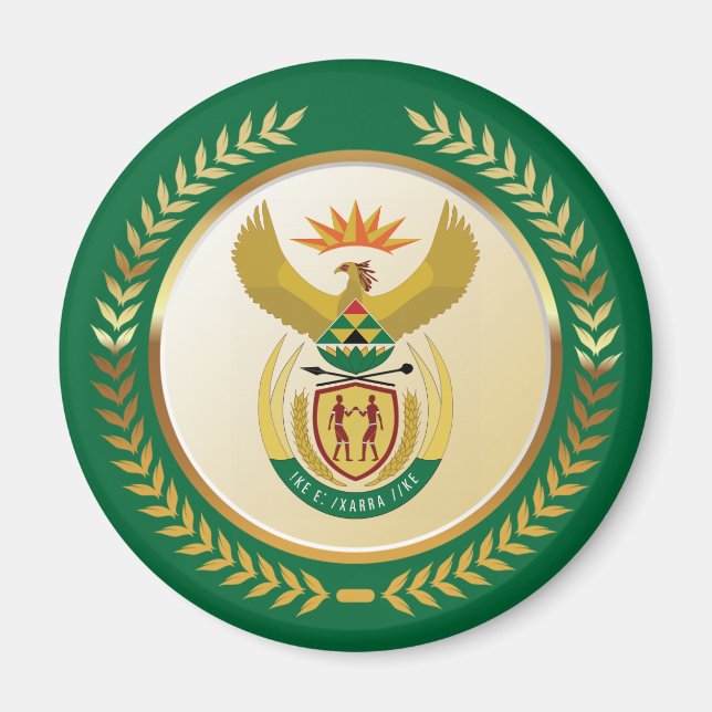 South Africa Coat of Arms Magnet (Front)