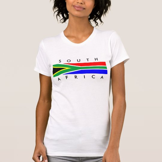 south africa country flag nation symbol name text T-Shirt