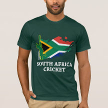 South Africa Cricket Flag Brush Stroke Gift