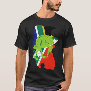 South Africa Cricket Player Batsman Helmet Design  T-Shirt