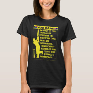 South Africa Cricket Protea 438 Game Nostalgia Bra T-Shirt