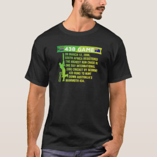South Africa Cricket Protea 438 Game Nostalgia Bra T-Shirt