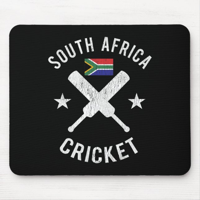 South Africa Cricket Team South African Flag Nativ Mouse Mat (Front)